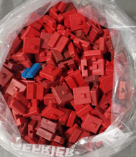 Fischertechnik Bauspielbahn Bausteine Konvolut über 800 Stück ca. 1,22 Kg 1,5 cm