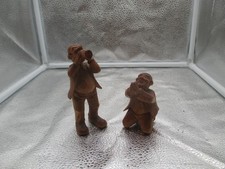 Holz Schnitz Figuren Bettler und Säufer