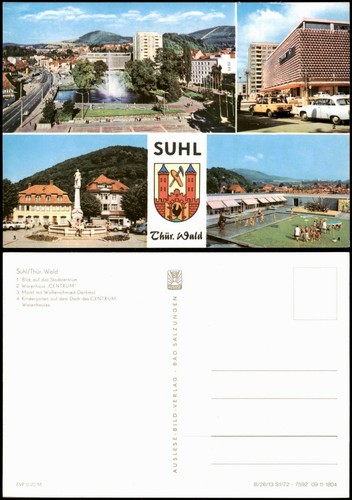 Suhl ddr mehrbild warenhaus - suhl,