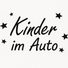 Aufkleber Kinder Im Auto PKW
