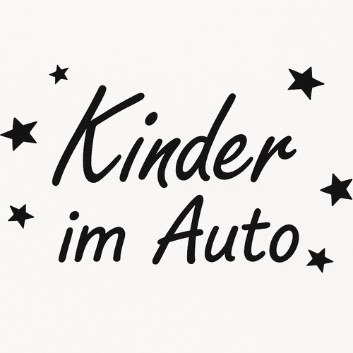 Aufkleber kinder auto pkw - kinder, im