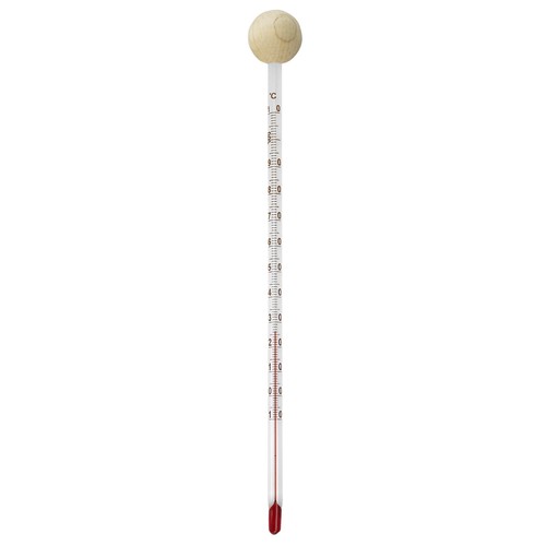 24cm glas thermometer mit - 24cm,