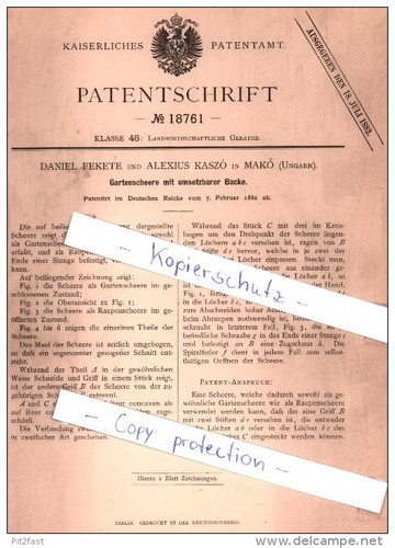 Original patent fekete - -,