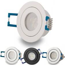 LED Einbau-Strahler 230V GU11 Bad 3W 4W 40mm IP44 Feuchtraum Einbau-Spot Leuchte
