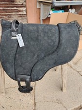 Reitpad Schwarz Wildleder Full Waldhausen Elt  Unbenutzt Nur Staubig Pad Sattel