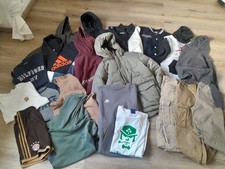 Kinder Bekleidungspaket  158/164 Top Marken u.a adidas 20 Teile Jacken Pullover 