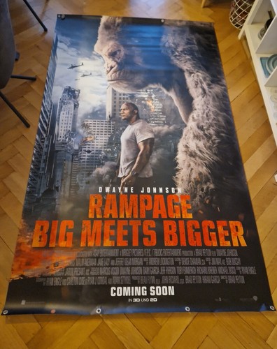 Filmbanner plakat rampage big - filmbanner,