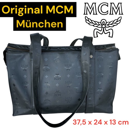 Original mcm leder schwarz - original,