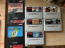snes spiele konvolut Mario World, Zelda, Starwing, F-Zero, Player Manager