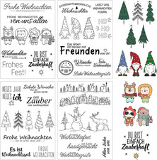Silikonstempel Weihnachten, 4