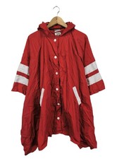 HILFIGER DENIM Regenponcho Damen Jacke Gr. DE 34 rot Street-Fashion-Look
