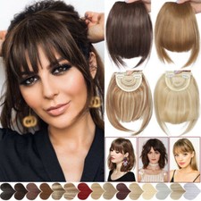 Echthaar Pony Bang Clip In