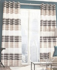 Ösenschal Weiß/beige/taupe