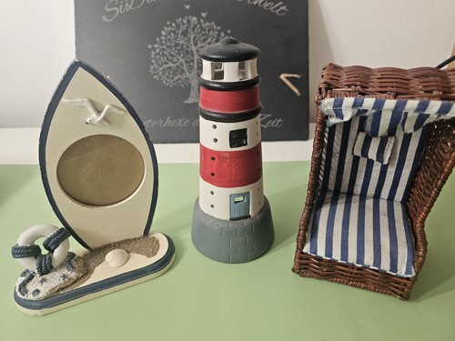 Maritime dekoration strandkorb - maritime,