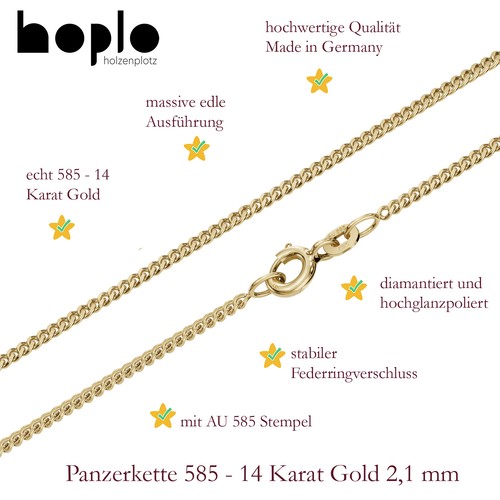 Edle goldkette panzerkette - goldkette,