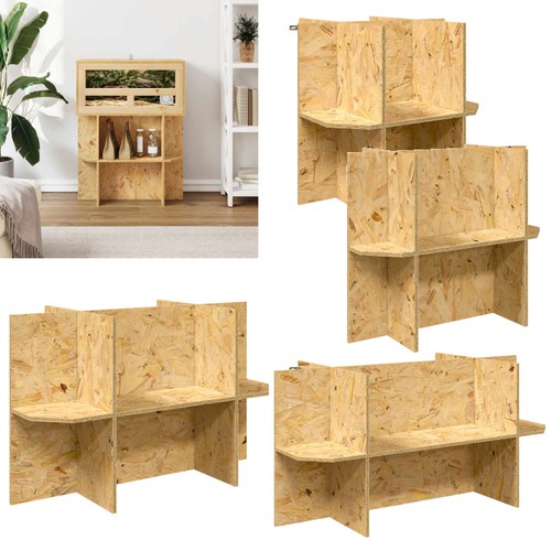 Terrarienbasis mit regal braun - regal,