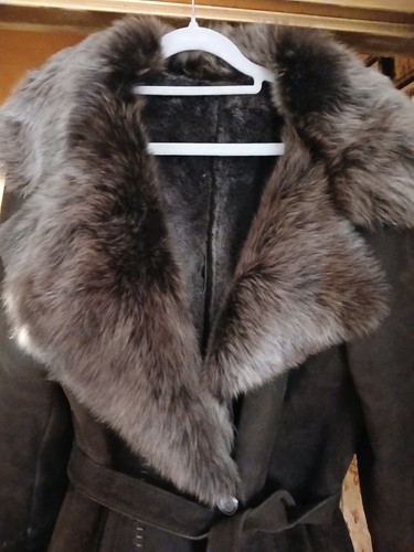 Toskana lammfell mantel - lammfell, xl