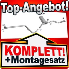 Auspuff mit Rohr Mitte für