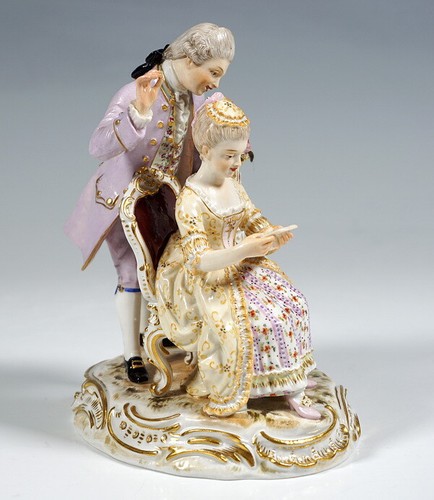 Meissen figur gruppe der - meissen,