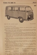 Ford FK 1000 1954 Taunus