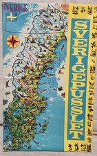 Sverige-Pusslet / Holz-Puzzle