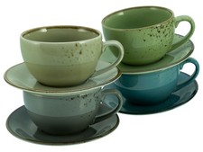 CreaTable - Nature Collection - Cappuccinotassen 8-tlg (Bunt)