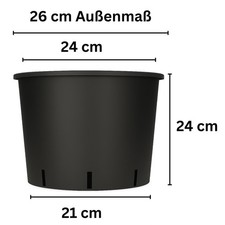 Blumentopf Rund Kunststoff