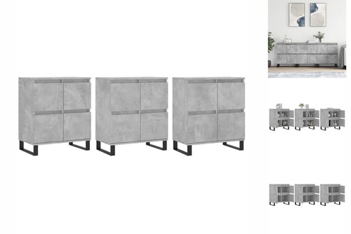 Sideboards stk betongrau - 3, stk.