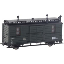 Technomodell 53213 Packwagen DR (grün), Ep. III b, mit Oberlicht H0e + Neu