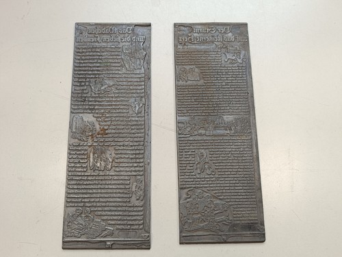 Alte druckplatten aus zink - 2,