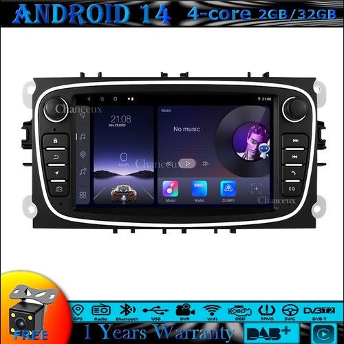 Android autoradio gps sat - 7"android,