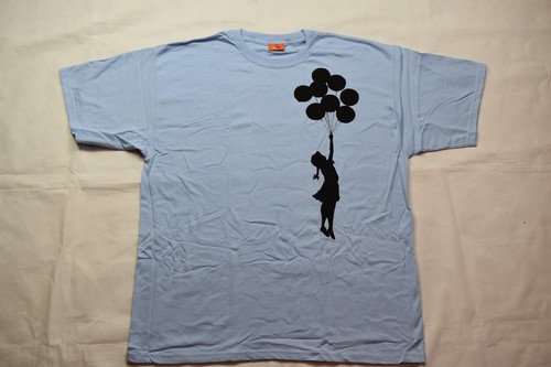 Banksy ballons shirt neu - ballons,