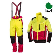 KWF geprüfte Forstkleidung Forsthose Schnittschutzhose Forstjacke Forst Latzhose