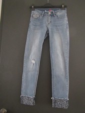 Buena Vista Jeans, Jeanshose ITALY V 7/8 Gr. XXS used blau mit Leo TOP!