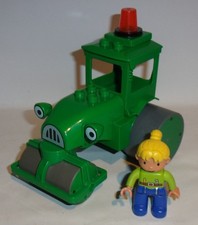 LEGO DUPLO BAUSTELLE BOB DER BAUMEISTER ROLLO WALZE STRASSENWALZE MIT WENDY !!