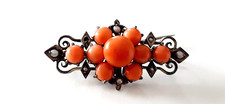 JUGENDSTIL BROSCHE ° KORALLEN