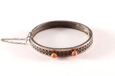 Antik Armreif Silber 800 mit