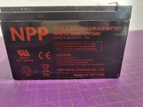 Npp np12 agm bleiakku 12v - npp, np12-12