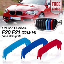 3-farbig 8 Leiste Kühlergrill Abdeckung M-Sport Clips für BMW F20 F21 2012-14