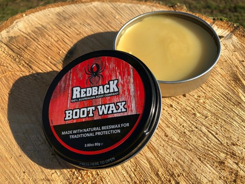 Redback boot wax - boot,