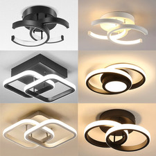 3-Farbige Decken-Lampe Dimmbar LED Deckenleuchte Wohnzimmer Flur Küchen Eingang