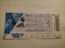 Used Ticket Olympic 2014