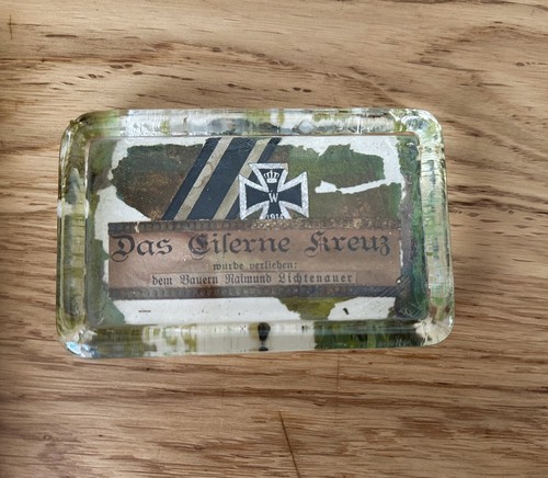 Antiker glas briefbeschwerer - glas,