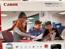 CANON PIXMA TS3350 3 in 1 Multifunktionsdrucker schwarz Farbdrucker Tintenstrahl