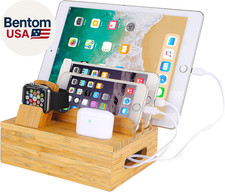 Bamboo Wood Desktop Organizer