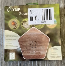 OLYMP Sounds of Nature Box  4 Naturklänge Weiß ca.13x3x13cm Lichtsensor (L7-63