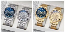 Set 2 Uhren Herren Damen aus