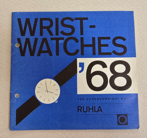 Ruhla armbanduhren prospekt - ruhla,