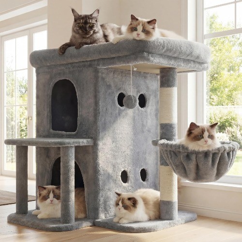 Katzenkratzbaum hoch - katzenkratzbaum, 65