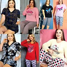 2 tlg.Damen Pyjama Schlafanzug